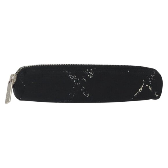 CHANEL Sunglass Case Pen Case Nylon Black CC Auth bs25281 - Picture 1 of 16